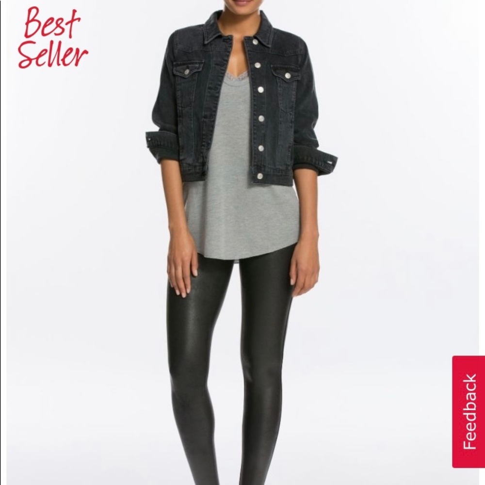 SPANX faux leather leggings